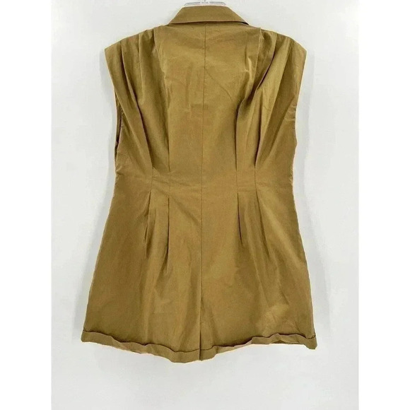 DeLuc Women’s Medium Tan Short Sleeveless Romber Summer Comfort Excellent UC - Picture 7 of 11